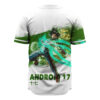 Android 17 Baseball Jersey, Dragon Ball Z Baseball Jersey