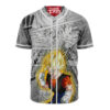 Gogeta Baseball Jersey, Dragon Ball Z Baseball Jersey