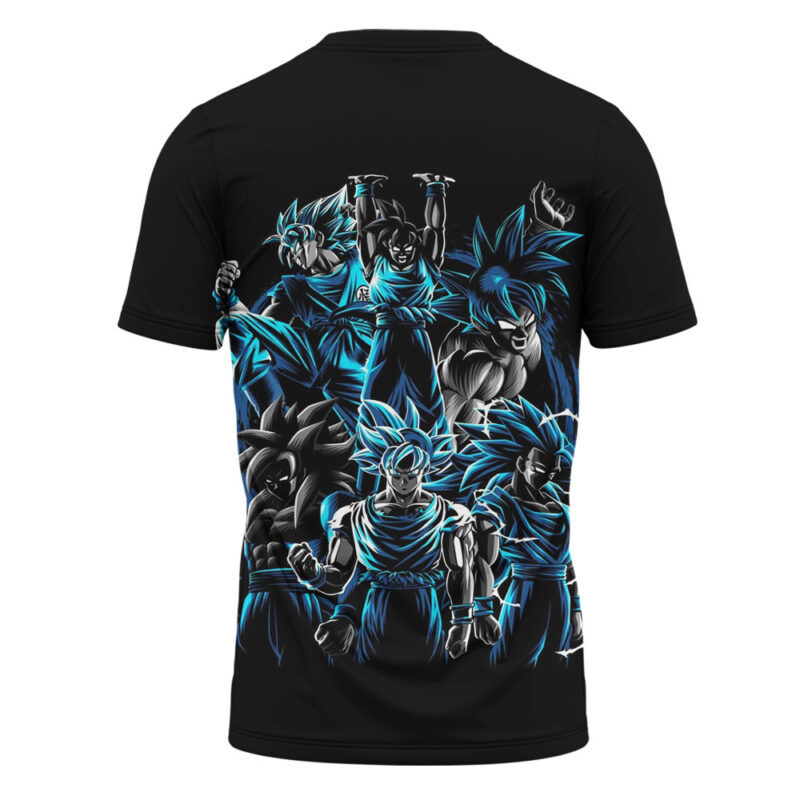 Goku Blue T-shirt, Dragon Ball Z T-shirt