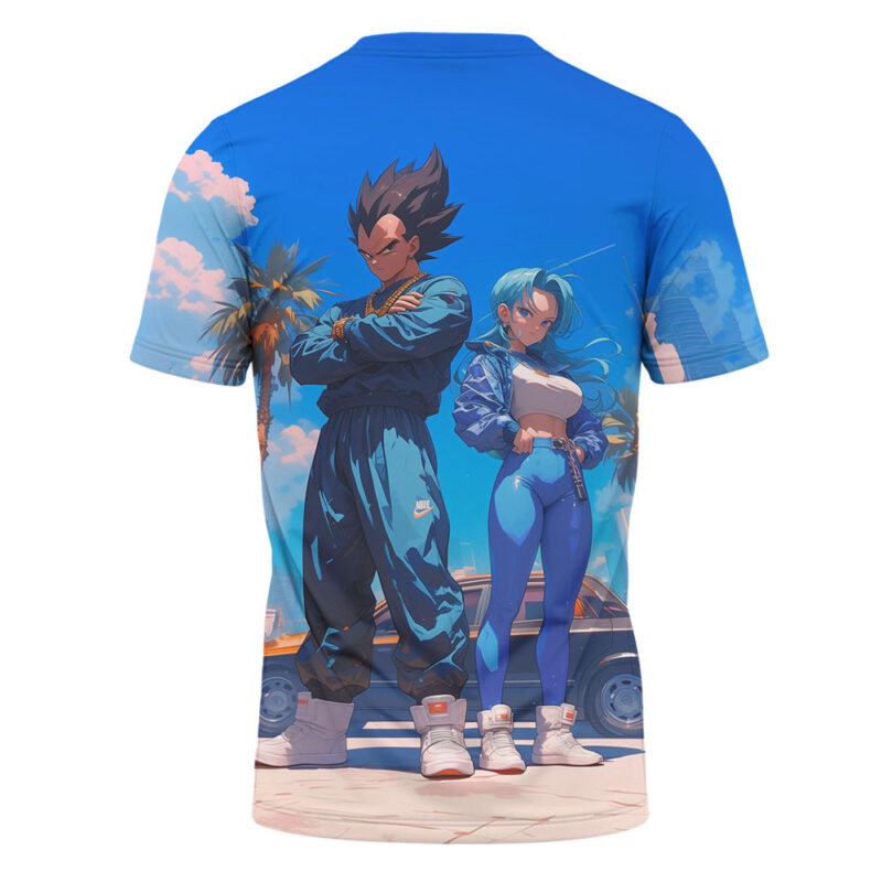 Vegeta & Bulma T-shirt, Dragon Ball Z T-shirt