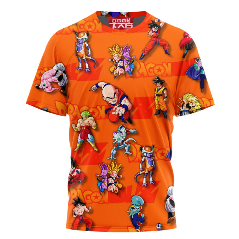 Goku & Majin Boo & Krillin T-shirt, Dragon Ball Z T-shirt