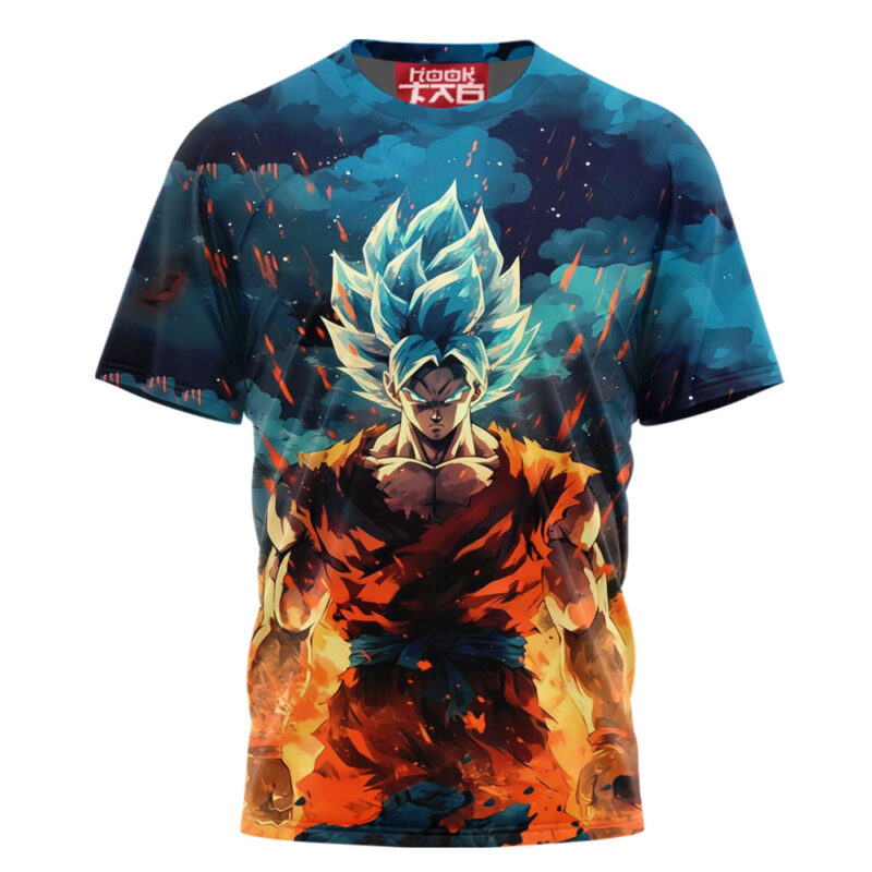 Goku Blue T-shirt, Dragon Ball Z T-shirt