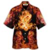 Dragon And Fireball Madness - Hawaiian Shirt