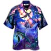 Dragon Fly To The Moon - Gift For Men And Women - Hawaiian Shirt