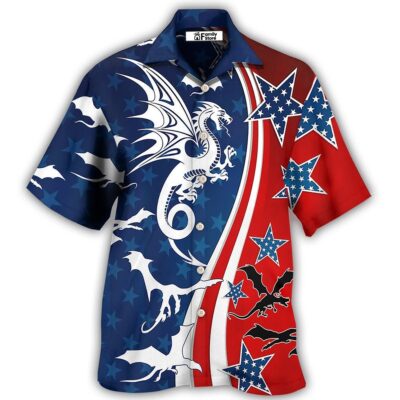 Dragon Independence Day America - Hawaiian Shirt