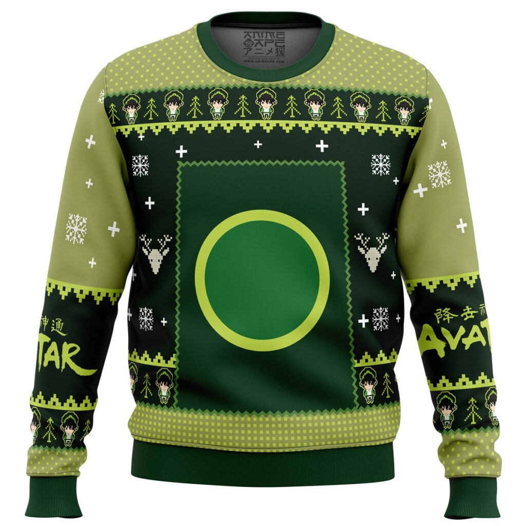 Earthbenders Earth Kingdom Avatar Ugly Christmas Sweater