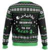 Everyone Deserves to Fly Wicked and Christmas Ugly Christmas Sweater