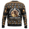 Excuse Me While I Whip This Out Blazing Saddles Ugly Christmas Sweater