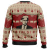 False The Office Ugly Christmas Sweater