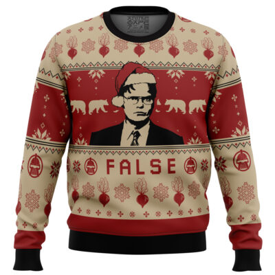 False The Office Ugly Christmas Sweater