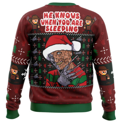 Fred Claws Christmas Freddy Krueger Ugly Christmas Sweater