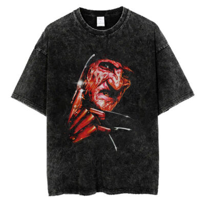 Freddy Krueger Close-Up T-shirt, A Nightmare On Elm Street T-Shirt , Halloween T-shirt