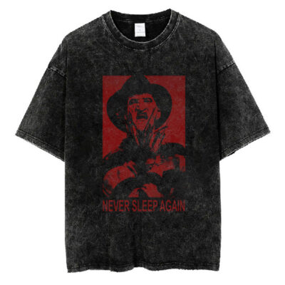 Freddy Krueger Never Sleep Again T-shirt, A Nightmare On Elm Street T-Shirt , Halloween T-shirt