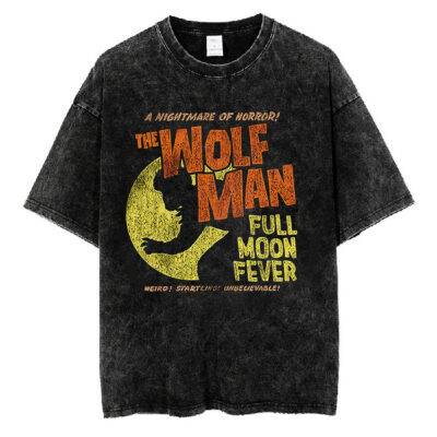 Full Moon Fever Wolf Man T-Shirt The Wolfman T-shirt, Halloween T-shirt