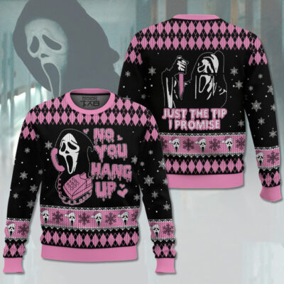 No you Hang Up Ghostface Ugly Sweater