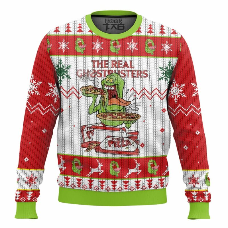 Slimer - The Real Ghostbusters Ugly Sweater