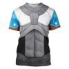 Teen Titan Cyborg Comic Cosplay Costumes, Costume T-shirts For Men