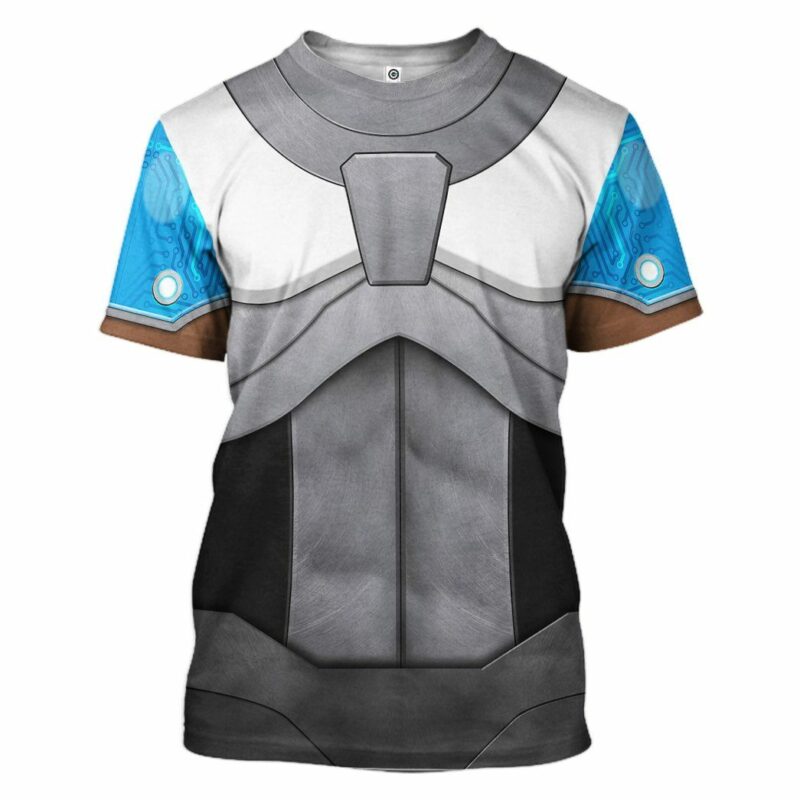 Teen Titan Cyborg Comic Cosplay Costumes, Costume T-shirts For Men