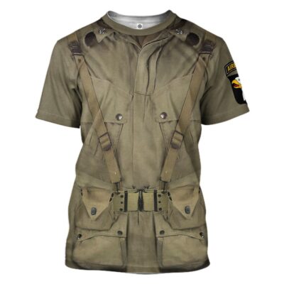 WW2 Paratroopers Cosplay Costumes- T-shirts For Men