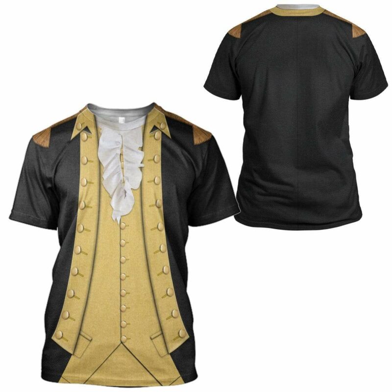 George Washington Cosplay Costumes, Costume T-shirts For Men