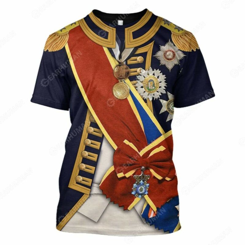 Horatio Nelson Cosplay Costumes, Costume T-shirts For Men