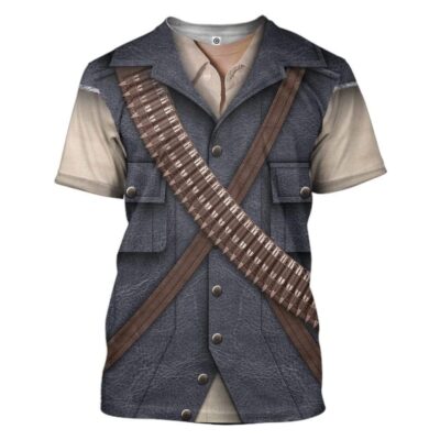 John Marston Cosplay Costumes, Costume T-shirts For Men