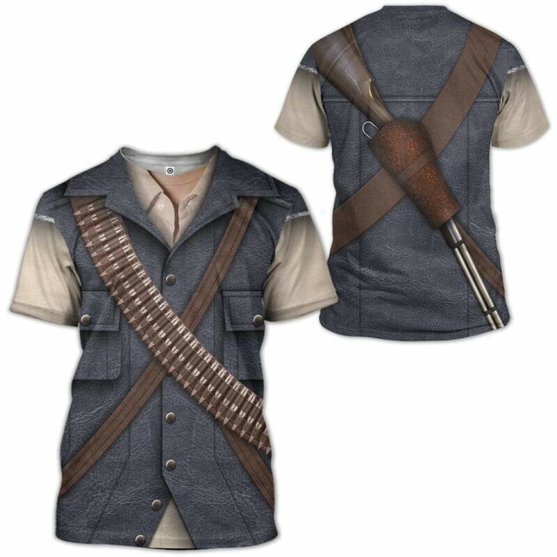 John Marston Cosplay Costumes, Costume T-shirts For Men