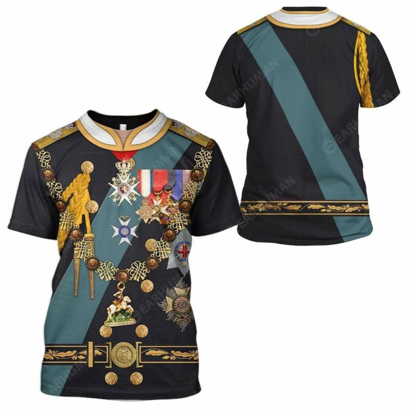 Prince Charles Cosplay Costumes, Costume T-shirts For Men