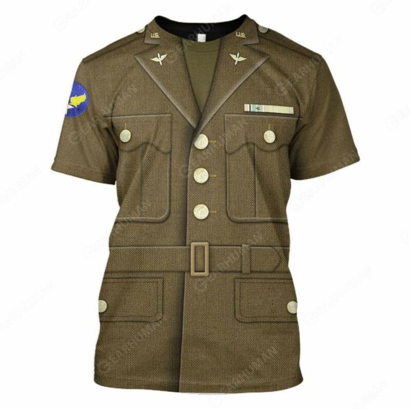 United States Army Air Forces Uniform Cosplay Costumes, Costume T-shirts For Men