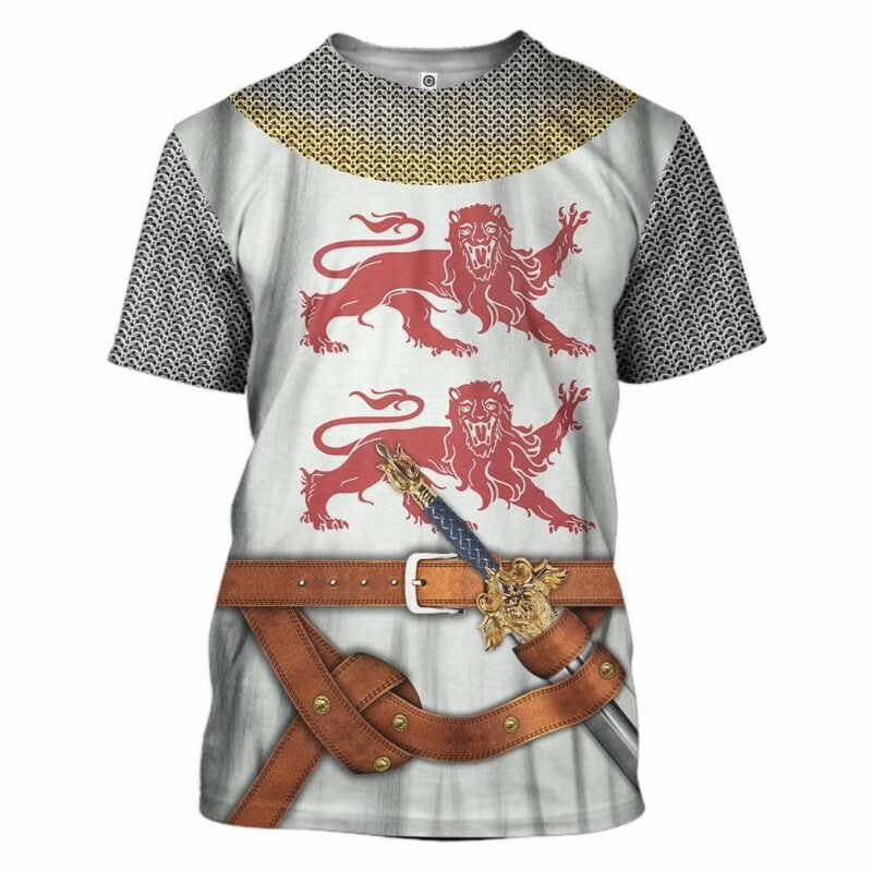 William I of England Cosplay Costumes, Costume T-shirts For Men