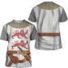 William I of England Cosplay Costumes, Costume T-shirts For Men