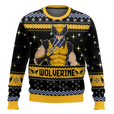 Deadpool X Wolverine Ugly Christmas Sweater