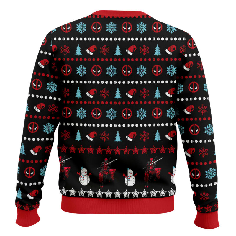 Deadpool X Wolverine Ugly Christmas Sweater