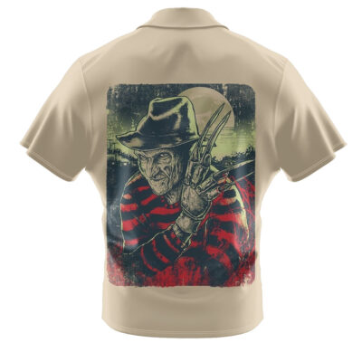 Freddy Krueger Hawaiian Shirt, A Nightmare on Elm Street Hawaiian Shirt, Halloween Hawaiian Shirt