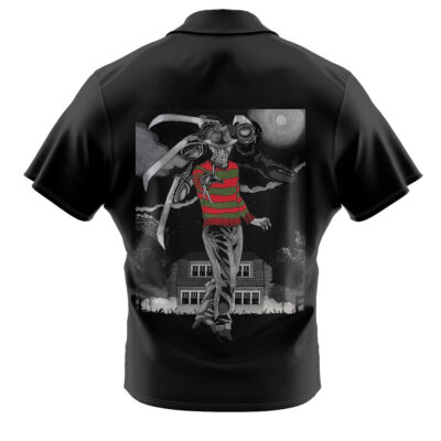 Freddy Krueger Hawaiian Shirt, A Nightmare on Elm Street Hawaiian Shirt, Halloween Hawaiian Shirt