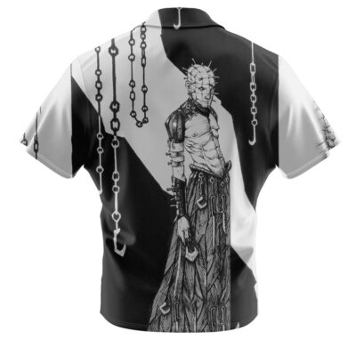 Pinhead Hawaiian Shirt, Hellraiser Hawaiian Shirt, Halloween Hawaiian Shirt