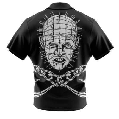 Pinhead Hawaiian Shirt, Hellraiser Hawaiian Shirt, Halloween Hawaiian Shirt