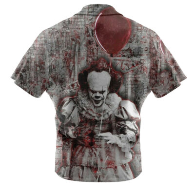 Pennywise Hawaiian Shirt, IT Hawaiian Shirt, Halloween Hawaiian Shirt