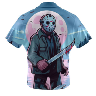 Jason Voorhees Hawaiian Shirt, Friday the 13th Hawaiian Shirt, Halloween Hawaiian Shirt