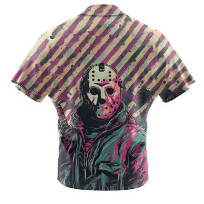 Jason Voorhees Hawaiian Shirt, Friday the 13th Hawaiian Shirt, Halloween Hawaiian Shirt