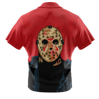 Jason Voorhees Hawaiian Shirt, Friday the 13th Hawaiian Shirt, Halloween Hawaiian Shirt