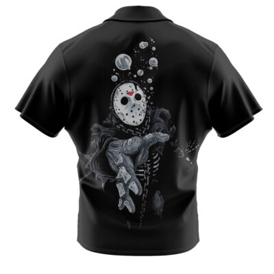 Jason Voorhees Hawaiian Shirt, Friday the 13th Hawaiian Shirt, Halloween Hawaiian Shirt