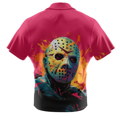 Jason Voorhees Hawaiian Shirt, Friday the 13th Hawaiian Shirt, Halloween Hawaiian Shirt