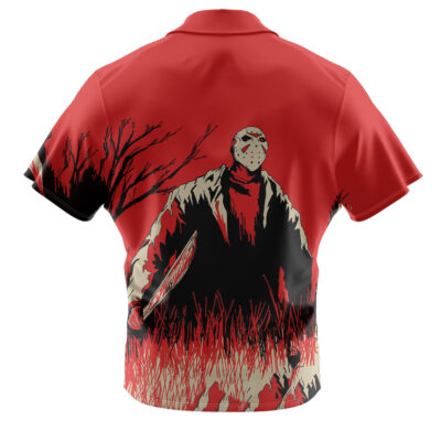 Jason Voorhees Hawaiian Shirt, Friday the 13th Hawaiian Shirt, Halloween Hawaiian Shirt