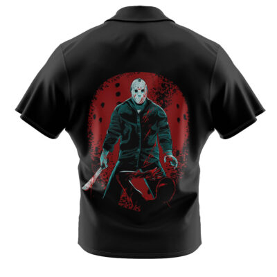 Jason Voorhees Hawaiian Shirt, Friday the 13th Hawaiian Shirt, Halloween Hawaiian Shirt