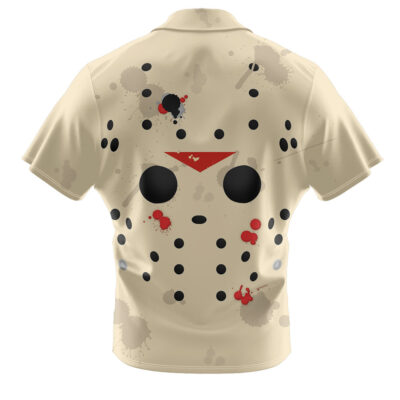 Jason Voorhees Hawaiian Shirt, Friday the 13th Hawaiian Shirt, Halloween Hawaiian Shirt