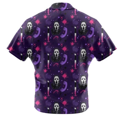 Ghostface Hawaiian Shirt, Scream Hawaiian Shirt, Halloween Hawaiian Shirt