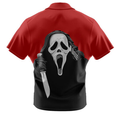 Ghostface Hawaiian Shirt, Scream Hawaiian Shirt, Halloween Hawaiian Shirt