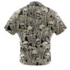 Skull And Bones Hawaiian Shirt, Halloween Hawaiian Shirt