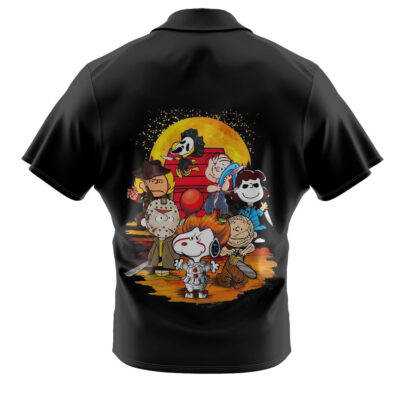 Snoopy Cosplay Halloween Hawaiian Shirt, The Charlie Brown and Snoopy Show Hawaiian Shirt, Halloween Hawaiian Shirt